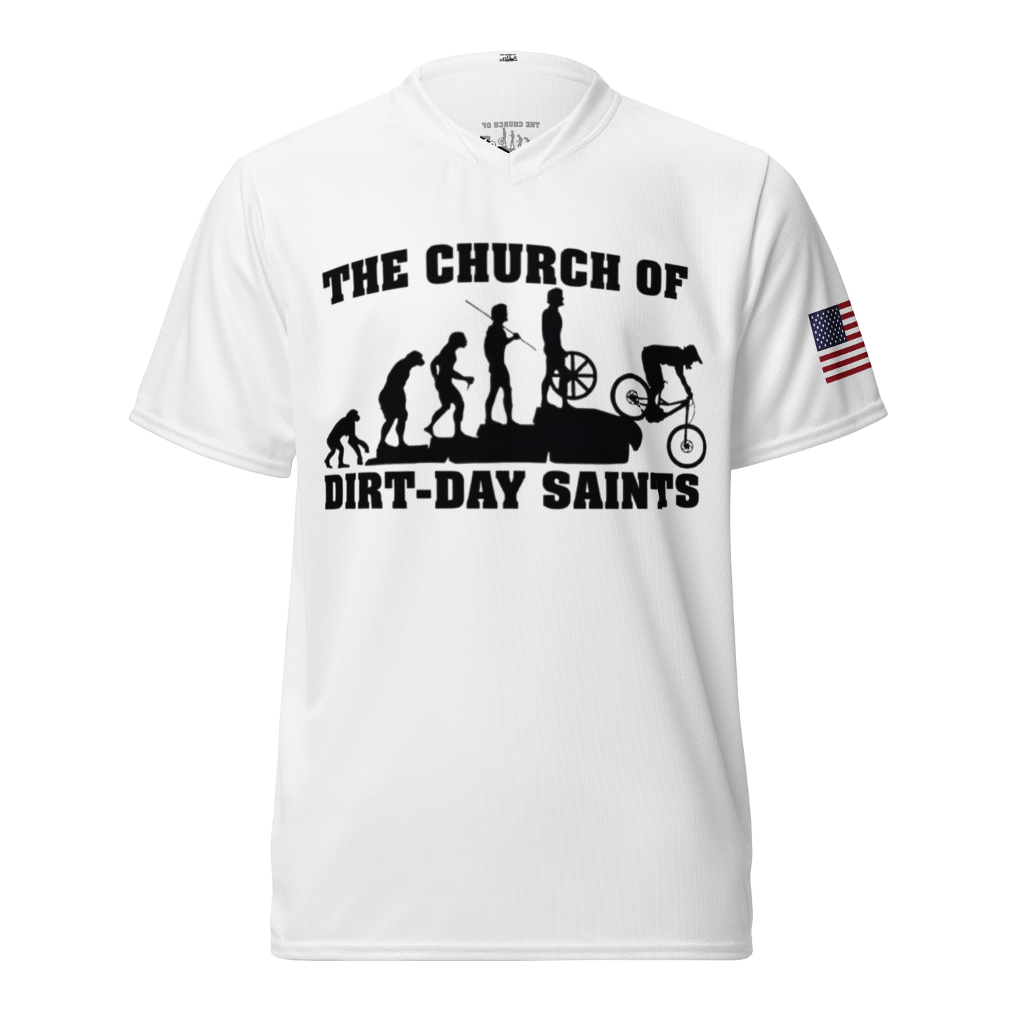 The Church of Dirt-Day Saints (Recycled Unisex Jersey)