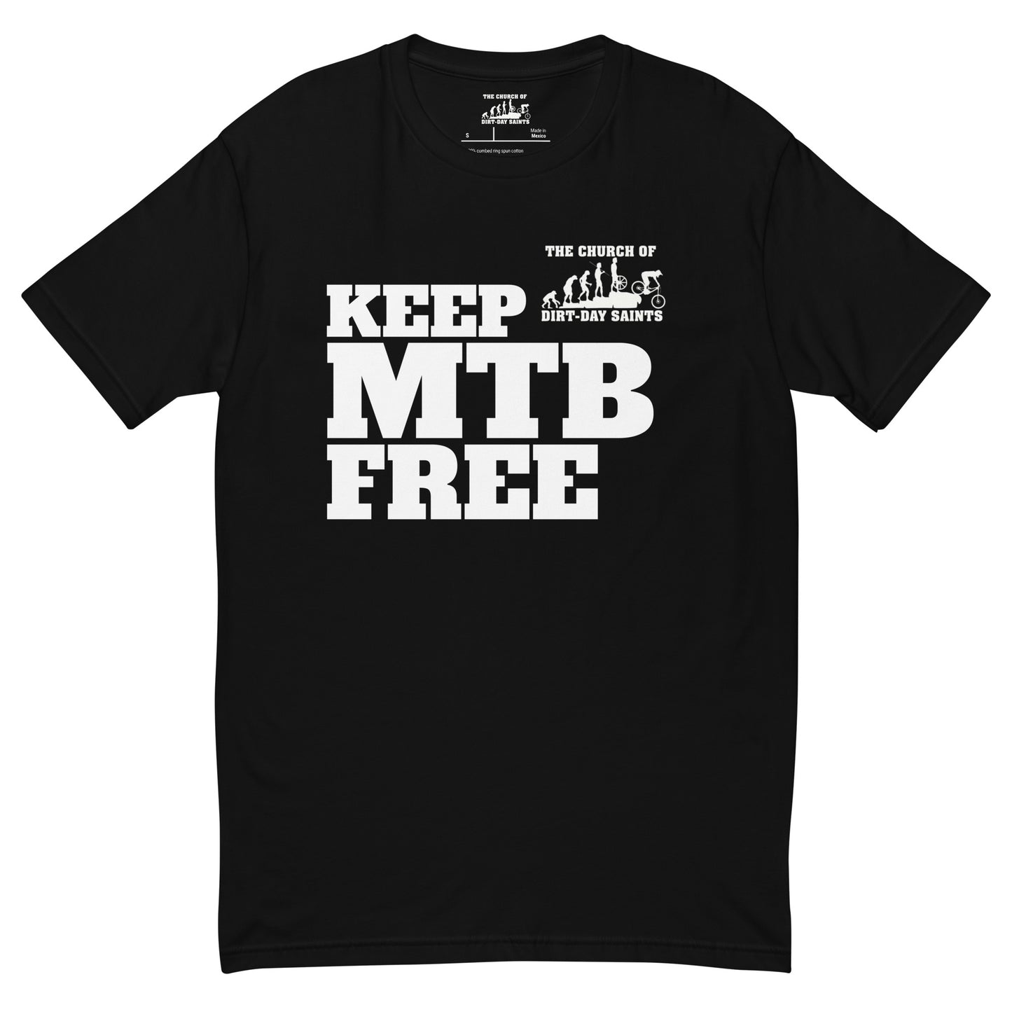 KEEP MTB FREE (Short Sleeve T-shirt)
