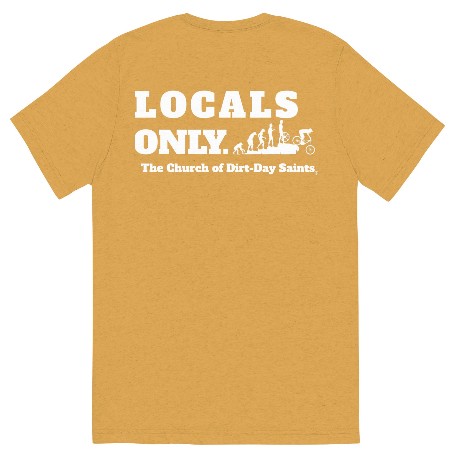 "LOCALS ONLY." (Short sleeve t-shirt)