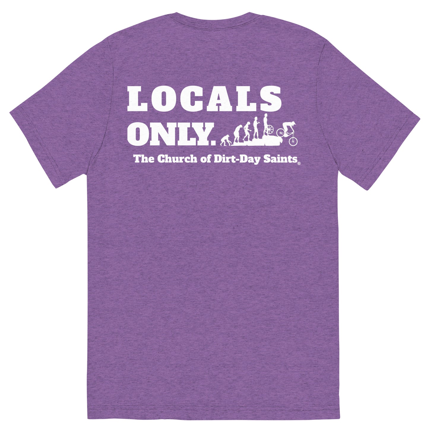 "LOCALS ONLY." (Short sleeve t-shirt)