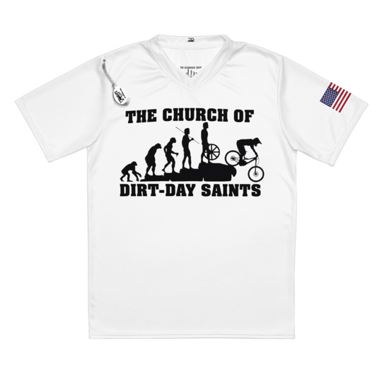 The Church of Dirt-Day Saints (Recycled Unisex Jersey)