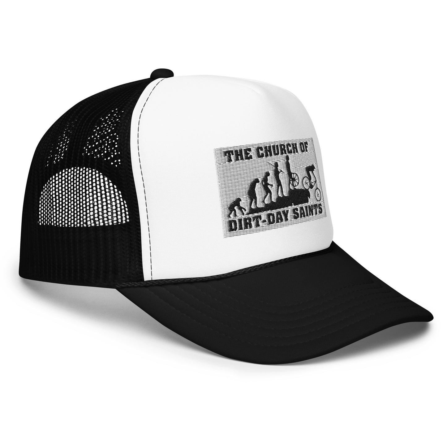 The Church of Dirt-Day Saints (Foam Trucker Hat)