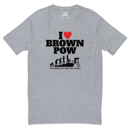 I LUV BROWN POW (Short Sleeve T-Shirt)