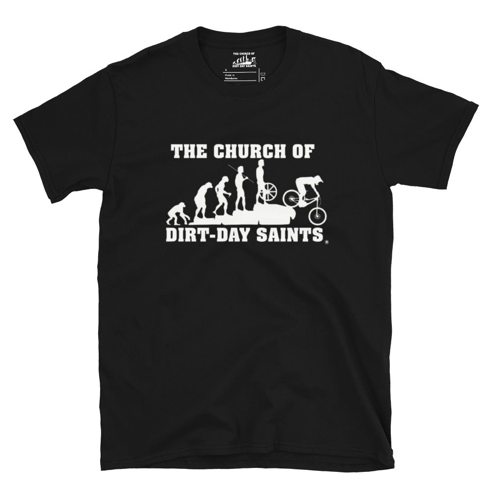 The Church of Dirt-Day Saints (Short-Sleeve Unisex T-Shirt)