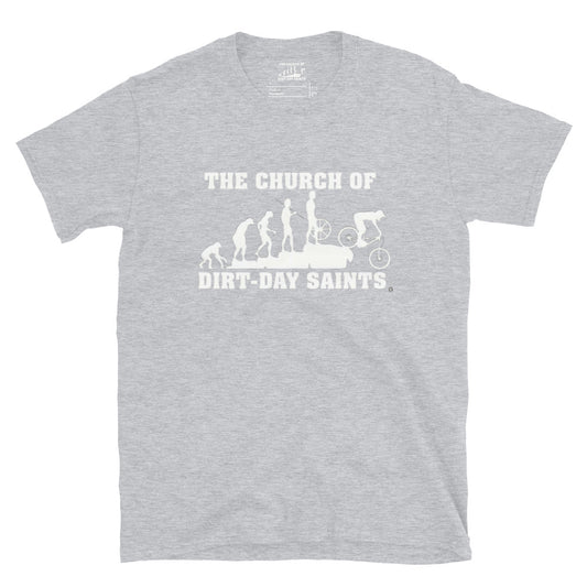 The Church of Dirt-Day Saints (Short-Sleeve Unisex T-Shirt)